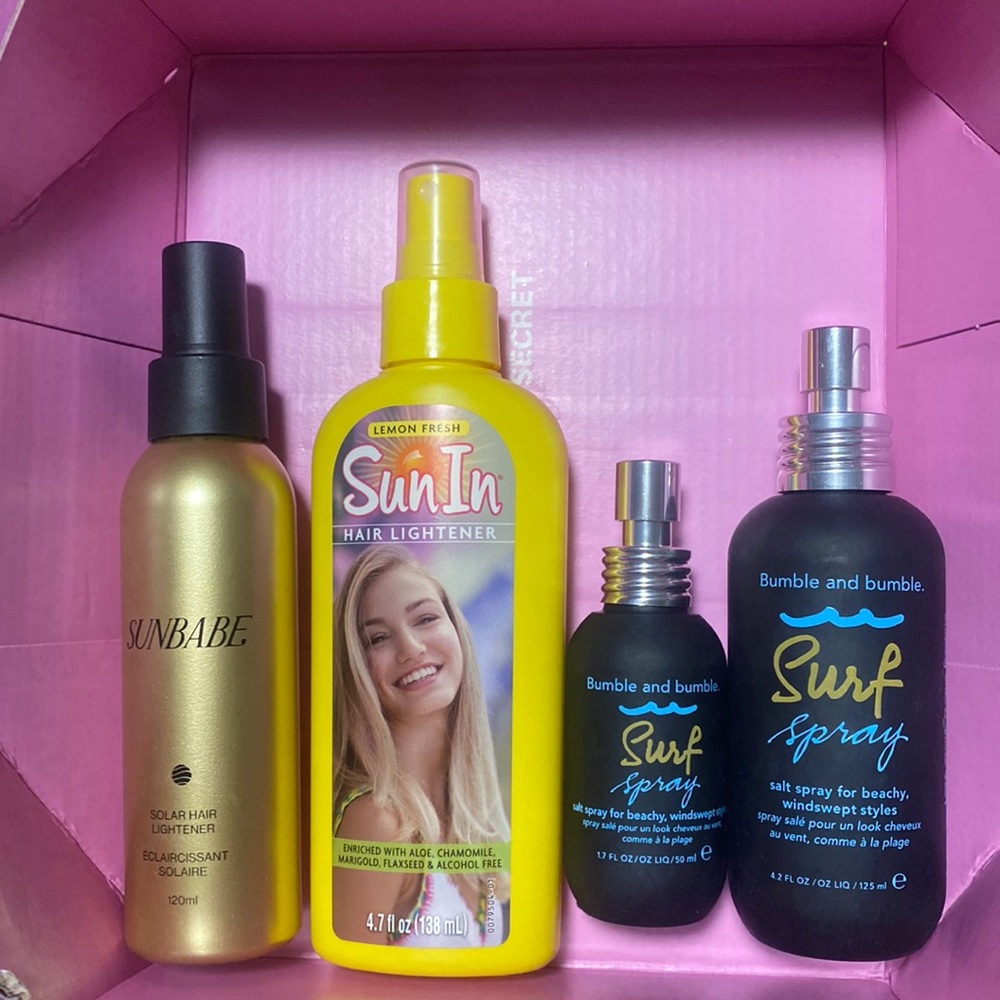 Bundle of beach hair products